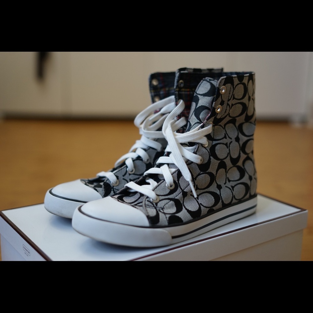 COACH High-Top Sneakers (Converse Style)